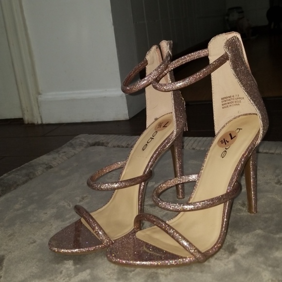 bebe Shoes - Bebe glitter heels